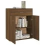 Sideboard aus braunem Eichensperrholz, 60 x 30 x 75 cm von vidaXL, Sideboards - Ref: Foro24-815377, Preis: 65,64 €, Rabatt: %