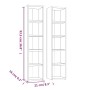 CD-Regal 2 Stück Eichenholz braun 21x16x93,5 cm von vidaXL, CD- und DVD-Speicher - Ref: Foro24-815320, Preis: 50,35 €, Rabatt: %