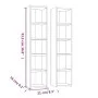 CD shelf 2 pcs oak brown wood 21x16x93.5 cm by vidaXL, CD and DVD storage - Ref: Foro24-815320, Price: 48,74 €, Discount: %