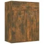 Sideboard aus geräuchertem Eichensperrholz, 60 x 30 x 75 cm von vidaXL, Sideboards - Ref: Foro24-815375, Preis: 52,73 €, Raba...