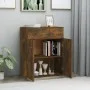 Sideboard aus geräuchertem Eichensperrholz, 60 x 30 x 75 cm von vidaXL, Sideboards - Ref: Foro24-815375, Preis: 52,73 €, Raba...