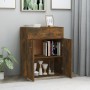 Sideboard aus geräuchertem Eichensperrholz, 60 x 30 x 75 cm von vidaXL, Sideboards - Ref: Foro24-815375, Preis: 53,40 €, Raba...