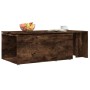 Smoked oak plywood coffee table 150x50x35 cm by vidaXL, Coffee table - Ref: Foro24-815468, Price: 68,97 €, Discount: %