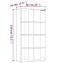 Estantería/Aparador contrachapada roble ahumado 66x30x130 cm de vidaXL, Librerías y estanterías - Ref: Foro24-815249, Precio:...