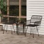 Gartenstühle Armlehnen 2 Stk. PE Rattan schwarz 56x64x80 cm von vidaXL, Gartenstühle - Ref: Foro24-319427, Preis: 107,02 €, R...