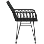 Gartenstühle Armlehnen 2 Stk. PE Rattan schwarz 56x64x80 cm von vidaXL, Gartenstühle - Ref: Foro24-319427, Preis: 107,02 €, R...