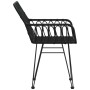 Gartenstühle Armlehnen 2 Stk. PE Rattan schwarz 56x64x80 cm von vidaXL, Gartenstühle - Ref: Foro24-319427, Preis: 107,98 €, R...