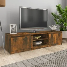 TV-Schrank aus geräuchertem Eichensperrholz, 140 x 40 x 35,5 cm von vidaXL, TV-Möbel - Ref: Foro24-815357, Preis: 78,17 €, Ra...