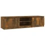 Smoked oak plywood TV cabinet 140x40x35.5cm by vidaXL, TV Furniture - Ref: Foro24-815357, Price: 78,17 €, Discount: %
