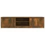 Smoked oak plywood TV cabinet 140x40x35.5cm by vidaXL, TV Furniture - Ref: Foro24-815357, Price: 78,17 €, Discount: %