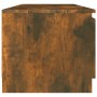 TV-Schrank aus geräuchertem Eichensperrholz, 140 x 40 x 35,5 cm von vidaXL, TV-Möbel - Ref: Foro24-815357, Preis: 79,34 €, Ra...
