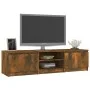 Smoked oak plywood TV cabinet 140x40x35.5cm by vidaXL, TV Furniture - Ref: Foro24-815357, Price: 78,17 €, Discount: %