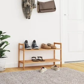 Zapatero de madera maciza nogal 69x27x41 cm by vidaXL, Shoe racks and shoe organizers - Ref: Foro24-350361, Price: 33,53 €, D...