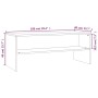Mueble de TV madera contrachapada roble ahumado 100x40x40 cm de vidaXL, Muebles TV - Ref: Foro24-815231, Precio: 53,86 €