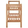 Zapatero de madera maciza nogal 69x27x41 cm by vidaXL, Shoe racks and shoe organizers - Ref: Foro24-350361, Price: 33,50 €, D...