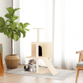 Cat scratching post with cream sisal posts 109 cm by vidaXL, Cat furniture - Ref: Foro24-171669, Price: 41,42 €, Discount: %