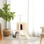 Cat scratching post with cream sisal posts 109 cm by vidaXL, Cat furniture - Ref: Foro24-171669, Price: 40,93 €, Discount: %