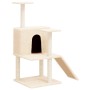 Katzenkratzbaum mit cremefarbenen Sisalstämmen, 109 cm von vidaXL, Katzenmöbel - Ref: Foro24-171669, Preis: 41,42 €, Rabatt: %