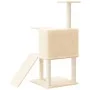 Cat scratching post with cream sisal posts 109 cm by vidaXL, Cat furniture - Ref: Foro24-171669, Price: 40,93 €, Discount: %