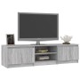 TV-Schrank aus grauem Sonoma-Sperrholz, 140 x 40 x 35,5 cm von vidaXL, TV-Möbel - Ref: Foro24-815358, Preis: 79,53 €, Rabatt: %
