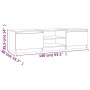 TV-Schrank aus grauem Sonoma-Sperrholz, 140 x 40 x 35,5 cm von vidaXL, TV-Möbel - Ref: Foro24-815358, Preis: 79,53 €, Rabatt: %