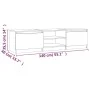 TV-Schrank aus grauem Sonoma-Sperrholz, 140 x 40 x 35,5 cm von vidaXL, TV-Möbel - Ref: Foro24-815358, Preis: 83,65 €, Rabatt: %