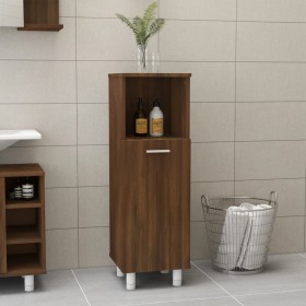 Armario de baño madera contrachapada roble marrón 30x30x95 cm de vidaXL, Muebles de baño - Ref: Foro24-815608, Precio: 54,93 ...