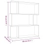 Regal/Schirm aus eichenbraunem Sperrholz, 80 x 24 x 96 cm von vidaXL, Bücherregale und Regale - Ref: Foro24-815245, Preis: 48...