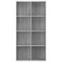 Graues Sperrholzregal/Sideboard 66x30x130 cm von vidaXL, Bücherregale und Regale - Ref: Foro24-815250, Preis: 84,77 €, Rabatt: %