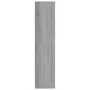 Estantería/Aparador madera contrachapada gris 66x30x130 cm de vidaXL, Librerías y estanterías - Ref: Foro24-815250, Precio: 8...