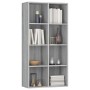 Graues Sperrholzregal/Sideboard 66x30x130 cm von vidaXL, Bücherregale und Regale - Ref: Foro24-815250, Preis: 84,77 €, Rabatt: %