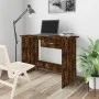 Schreibtisch aus geräuchertem Eichensperrholz 100x50x76 cm von vidaXL, Schreibtische - Ref: Foro24-815333, Preis: 64,32 €, Ra...