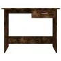 Schreibtisch aus geräuchertem Eichensperrholz 100x50x76 cm von vidaXL, Schreibtische - Ref: Foro24-815333, Preis: 64,32 €, Ra...
