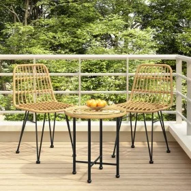 Gartenstühle 2 Einheiten synthetisches Rattan 48x62x84 cm von vidaXL, Gartenstühle - Ref: Foro24-319428, Preis: 146,62 €, Rab...