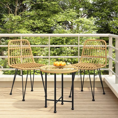 Gartenstühle 2 Einheiten synthetisches Rattan 48x62x84 cm von vidaXL, Gartenstühle - Ref: Foro24-319428, Preis: 149,18 €, Rab...