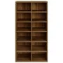 Mueble zapatero madera contrachapada marrón roble 54x34x100,5cm de vidaXL, Zapateros y organizadores de calzado - Ref: Foro24...