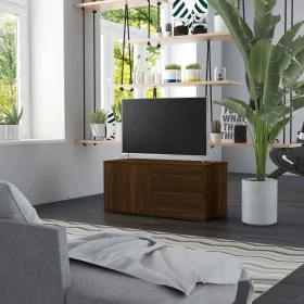 Mueble de TV madera contrachapada roble marrón 80x34x36 cm de vidaXL, Muebles TV - Ref: Foro24-815497, Precio: 50,18 €, Descu...