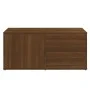 Brown oak plywood TV cabinet 80x34x36 cm by vidaXL, TV Furniture - Ref: Foro24-815497, Price: 50,18 €, Discount: %