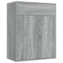 Aparador de madera contrachapada gris Sonoma 60x30x75 cm de vidaXL, Aparadores - Ref: Foro24-815376, Precio: 71,16 €, Descuen...