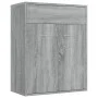 Sonoma graues Sperrholz-Sideboard 60x30x75 cm von vidaXL, Sideboards - Ref: Foro24-815376, Preis: 70,03 €, Rabatt: %