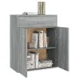 Aparador de madera contrachapada gris Sonoma 60x30x75 cm de vidaXL, Aparadores - Ref: Foro24-815376, Precio: 69,97 €, Descuen...
