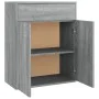 Aparador de madera contrachapada gris Sonoma 60x30x75 cm de vidaXL, Aparadores - Ref: Foro24-815376, Precio: 69,97 €, Descuen...