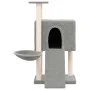 Cat scratcher with light gray sisal posts 96 cm by vidaXL, Cat furniture - Ref: Foro24-171646, Price: 41,90 €, Discount: %