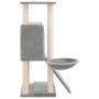 Katzenkratzbaum mit hellgrauen Sisalpfosten 96 cm von vidaXL, Katzenmöbel - Ref: Foro24-171646, Preis: 37,24 €, Rabatt: %