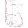 Katzenkratzbaum mit hellgrauen Sisalpfosten 96 cm von vidaXL, Katzenmöbel - Ref: Foro24-171646, Preis: 37,24 €, Rabatt: %