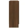 Vitrine aus braunem Eichensperrholz, 82,5 x 30,5 x 80 cm von vidaXL, Bücherregale und Regale - Ref: Foro24-815617, Preis: 77,...