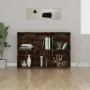 Smoked oak plywood shelf/sideboard 66x30x98 cm by vidaXL, Bookcases and shelves - Ref: Foro24-815294, Price: 60,49 €, Discoun...