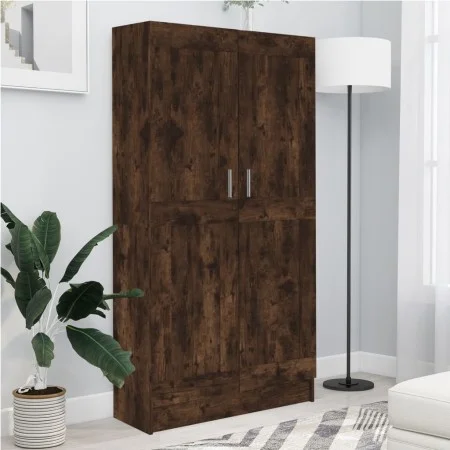Smoke oak plywood book cabinet 82.5x30.5x150 cm by vidaXL, Bookcases and shelves - Ref: Foro24-815612, Price: 134,44 €, Disco...