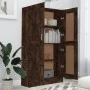 Smoke oak plywood book cabinet 82.5x30.5x150 cm by vidaXL, Bookcases and shelves - Ref: Foro24-815612, Price: 134,44 €, Disco...