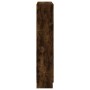 Armario libros madera contrachapada roble humo 82,5x30,5x150 cm